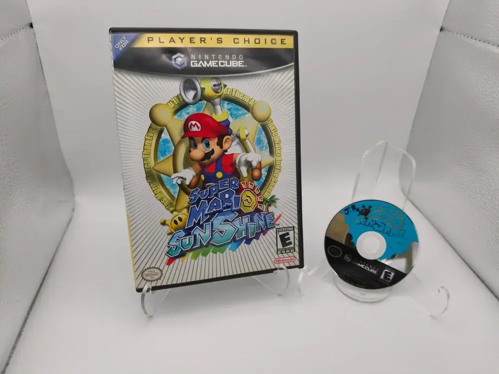 Super Mario Sunshine GameCube Players Choice CIB Tested